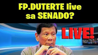 FPDUTERTE live sa SENADO [upl. by Orimlede]