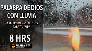 Palabra de Dios para dormir  Lluvia Relajante  8 Hrs [upl. by Aiuqet459]