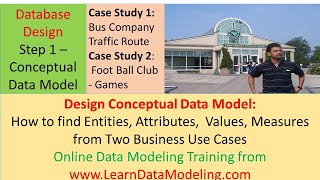 Data Model Design  How to find out Entities Attributes Values amp Measures from Two Case Studies [upl. by Mazurek994]