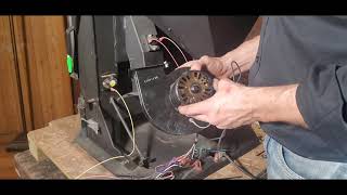 Stove Distribution Fan Convection Blower Cleaning amp Replacement [upl. by Agni]