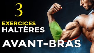 3 EXERCICES HALTÈRES POUR MUSCLER SES AVANTBRAS [upl. by Helbon]