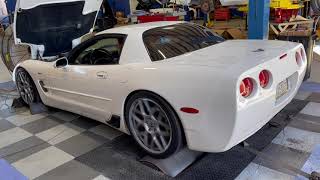 C5 Z06 HeadsCamIntake Dyno 450HP400TQ [upl. by Ariait979]