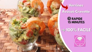 Recette Avocat Crevettes Facile Et Rapide [upl. by Campball278]