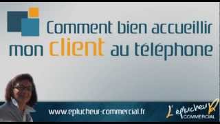 Comment bien accueillir mon client au téléphone [upl. by Eilerua]