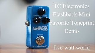 TC Electronics Flashback Mini Toneprint Demos [upl. by Eatton]