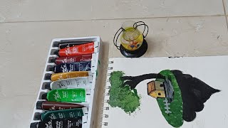 floating island ll subscribers art paintingtechniques everyone [upl. by Yeargain902]