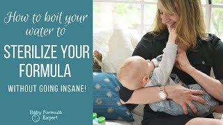 How to boil your water to sterilize your formula without going insane  Happy Hour w Dr Young [upl. by Cofsky]