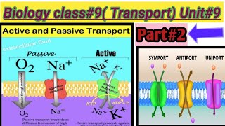 biology class9th Transport unit 9th Part 2 [upl. by Rambort]