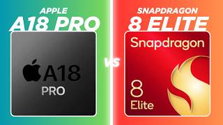 Snapdragon 8 Elite vs Apple A18 Pro [upl. by Kippie]