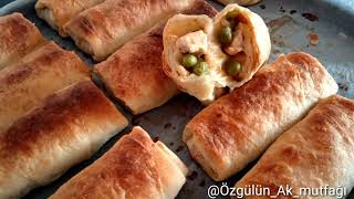 Tavuklu Garnitürlü Börek💯💯 Sofraların Baştacı olur [upl. by Crompton]