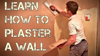 How To Plaster A Wall  Plastering For Beginners [upl. by New]