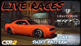 CSR Racing 2  Dodge LB SRT Hellcat  Tune amp shift pattern [upl. by Wendeline]