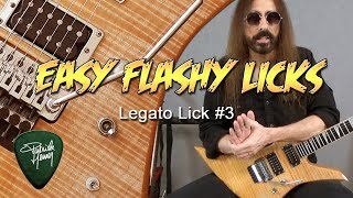 Easy Flashy Licks  Legato Lick 3 [upl. by Kale]