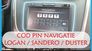 Aflare cod navigatie Dacia LoganSanderoDuster [upl. by Dnesnwot]