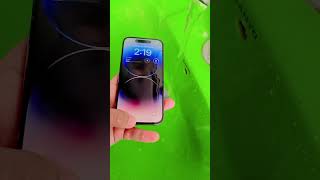 iPhone 14 Pro water test viralvideo samsugalaxys24ultravsiphone15promaxcameratest [upl. by Sollie166]