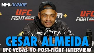 Cesar Almeida Explains Chris Weidman Callout Not Worried About Eye Pokes  UFC Fight Night 240 [upl. by Naot]