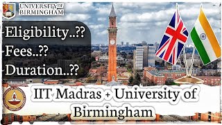 Study abroad through IIT Madras 💸  Eligibility 🙄  Fees💰  Duration ⚓  iitmadras [upl. by Audley628]