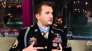 Staff Sgt Salvatore Giunta on David Letterman 20101124 5 [upl. by Frederick]