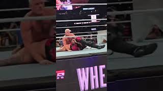 Cody Rhodes Cross Rhodes to Solo Sikoa then looks at Roman Reigns WWE Summerslam 2024 shorts wwe [upl. by Clie]