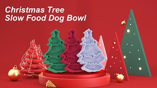 Christmas Tree Dog Bowl2 in 1 designLeprechaunyoutube machine dogbowl [upl. by Ydnirb927]