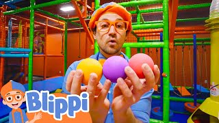 Blippi Learns About Colors📖Blippi📖 Moonbug Kids📖 Learning Corner [upl. by Atisor]