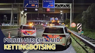 Politie  Kettingbotsing  Aanrijding  Overlast  Diefstal [upl. by Mathis]