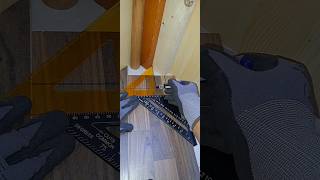 Fix laminated flooring in the corner tips and tutorials carpentry interiorwoodwork joinerydesign [upl. by Artened]