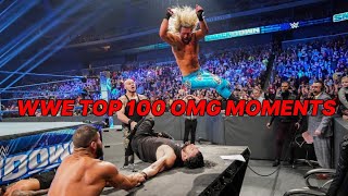 WWE TOP 100 OMG MOMENTS PART 14 [upl. by Normalie]