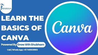 Learn The Basic Of Canva Graphic Design and Start Earning with Freelancing [upl. by Favata]