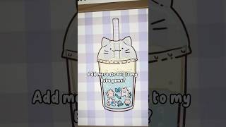 🐱 createyourown boba game with cute straws bobalife iphone gaming bobatime bubbletea drink [upl. by Ivens]