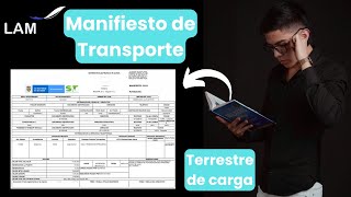 ☑️ Qué es un MANIFIESTO de CARGA en el TRANSPORTE TERRESTRE   1 Consejo ¡¡DEMASIADO IMPORTANTE❓ [upl. by Niki3]