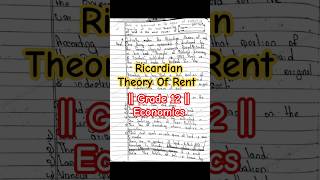 Ricardian Theory Of Rent  Classical Theory Of Rent  David Ricardo  Ricadian Theory  Rent Theory [upl. by Ayotahs]