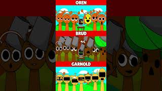 Incredibox Sprunki Oren VS Brud VS Garnold MIX VERSION [upl. by Velick]