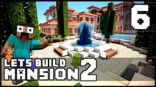 Minecraft How To Make a Mansion  Part 6 [upl. by Acnoib]