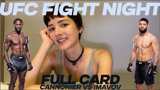 UFC Fight Night Cannonier vs Imavov Full Card Predictions [upl. by Ernaline]