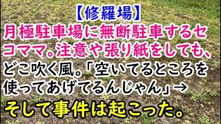 【修羅場】月極駐車場に無断駐車するセコママ。注意や張り紙をしても、どこ吹く風。「空いてるところを使ってあげてるんじゃん」→ そして事件は起こった。【痛快・スカッとジャパン】 [upl. by Romaine554]