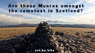 Are these Munros amongst the remotest in Scotland  An Sgarsoch and Carn Eadler from Linn of Dee [upl. by Navaj]