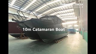 Gospel Boat Catamaran 10m Catamaran Fishing Boat for Sale America [upl. by Notsle822]