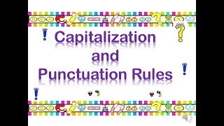 Discovery of Capitalization amp Punctuation Rules  learn capitalization and punctuation [upl. by Petula]