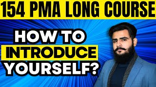 4 STEPS TO INTRODUCE YOURSELF  INTERVIEW  152 PMA LONG COURSE  Sheraz Ahmad Awan [upl. by Niahs]