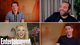 Miles Teller Matthew Goode Juno Temple and Dan Fogler Talk The Offer [upl. by Anirbac626]