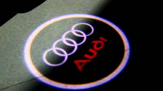 LED Logo Einstiegsbeleuchtung Audi 8090100 A3A6A4S4 Coupe Cabrio [upl. by Lanevuj]