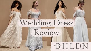 BHLDN Wedding Dress Tryon amp Review [upl. by Annawal]