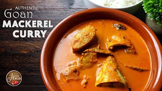 MACKEREL FISH CURRY  BANGDYACHE HOOMAN  AUTHENTIC GOAN FISH CURRY  Goan Fish Curry [upl. by Gale605]