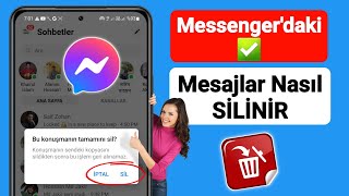 Messengerdaki Mesajlar Nasıl SİLİNİR 2023  Messenger Mesajlarını Sil [upl. by Eirrok313]