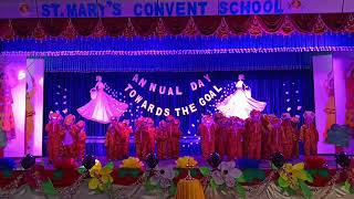 Nursery Dance Annual Day 2024 at StMarys Convent School Ghansali [upl. by Kresic621]