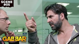 Gabbar Is Back  Scene 2  Corrupt District Collector Kidnapped By Gabbar   Akshay Kumar [upl. by Leah]