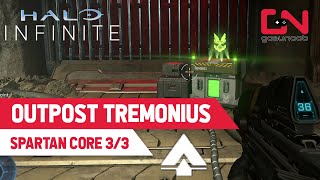 Outpost Tremonius SPARTAN CORE Locations in Halo Infinite [upl. by Ahseik804]