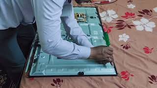 HOW TO LG LED TV  LG LED TV PANEL REPLACEMENT  LG LED PANEL  2024 [upl. by Oranneg]