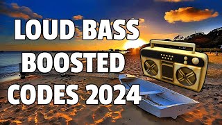 LOUD BASS BOOSTED Roblox Ids WORKING 2024 TESTED [upl. by Heddy]